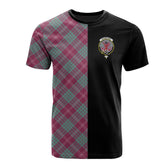 Crawford Ancient Tartan T-Shirt Half of Me - Cross Style