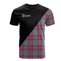 Crawford Ancient Tartan - Military T-Shirt