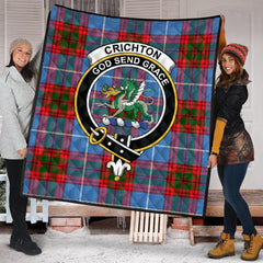 Crichton Tartan Crest Quilt