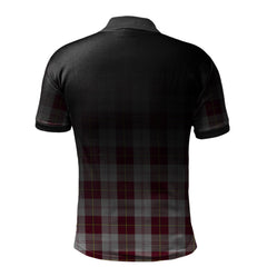 Cunningham Dress Burgundy (Dance) Tartan Polo Shirt - Alba Celtic Style