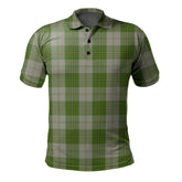 Cunningham Dress Green Dancers Tartan Polo Shirt