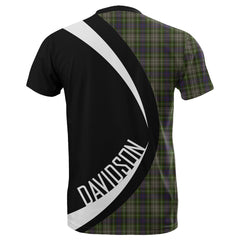 Davidson Tulloch Dress Tartan Crest Circle T-shirt