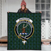 Davidson Tartan Crest Quilt