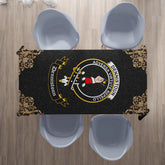 Dennistoun Crest Tablecloth - Black Style