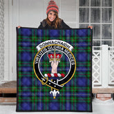 Donnachaidh Tartan Crest Quilt