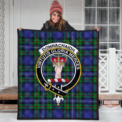 Donnachaidh Tartan Crest Quilt