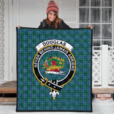 Douglas Ancient Tartan Crest Quilt