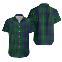 Douglas Green Tartan Hawaiian Shirt