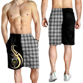 Douglas Grey Modern Tartan Crest Men's Short PM8