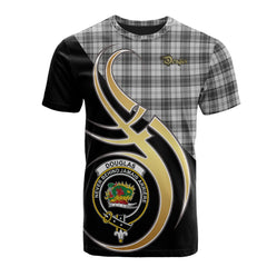 Douglas Grey Modern Tartan T-shirt - Believe In Me Style