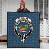 Douglas Modern Tartan Crest Quilt