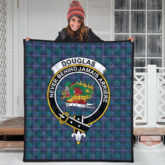 Douglas Modern Tartan Crest Quilt