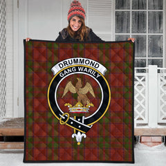 Drummond Tartan Crest Quilt