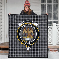 Drummond Grey Originaux Tartan Crest Quilt
