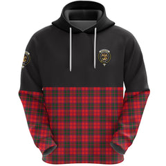 Drummond Modern Clan Half Of Tartan Hoodie