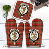 Drummond Of Perth Tartan Crest Oven Mitt And Pot Holder (2 Oven Mitts + 1 Pot Holder)