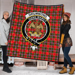 Drummond of Perth Tartan Crest Quilt