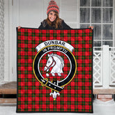 Dunbar Modern Tartan Crest Quilt