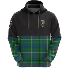Duncan Ancient Clan Half Of Tartan Hoodie