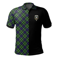 Duncan Modern Tartan Polo Shirt Half of Me - Cross Style