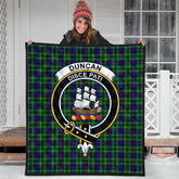 Duncan Modern Tartan Crest Quilt