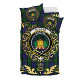 Dundas 02 Tartan Crest Bedding Set - Golden Thistle Style
