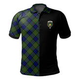 Dundas Modern Tartan Polo Shirt Half of Me - Cross Style