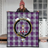 Dunlop Dress Tartan Crest Quilt
