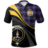 Dunlop Modern Tartan Polo Shirt - Royal Coat Of Arms Style