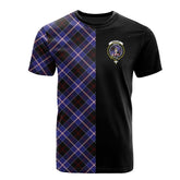 Dunlop Modern Tartan T-Shirt Half of Me - Cross Style
