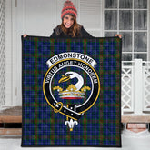Edmonstone of Duntreath Tartan Crest Quilt