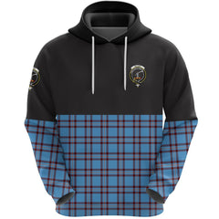 Elliot Ancient Clan Half Of Tartan Hoodie