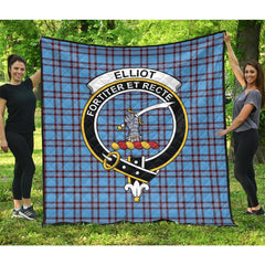 Elliot Ancient Tartan Crest Quilt