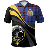 Elliot Modern Tartan Polo Shirt - Royal Coat Of Arms Style