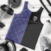 Elliot Modern Tartan Crest Men's Tank Top - Cross Style