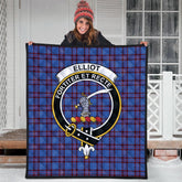 Elliot Modern Tartan Crest Quilt