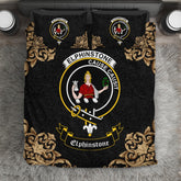 Elphinstone Crest Black Bedding Set