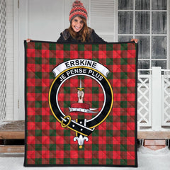 Erskine Modern Tartan Crest Quilt