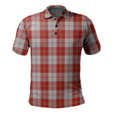 Erskine Red Tartan Polo Shirt