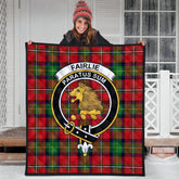 Fairlie Modern Tartan Crest Quilt