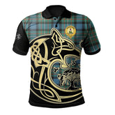 Ferguson Ancient Tartan Polo Shirt Viking Wolf
