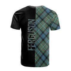 Ferguson Ancient Tartan T-Shirt Half of Me - Cross Style