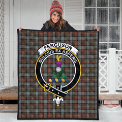 Ferguson Weathered Tartan Crest Quilt