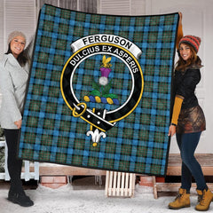 Fergusson Ancient Tartan Crest Quilt