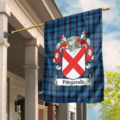 Fitzgerald Tartan Crest Garden Flag