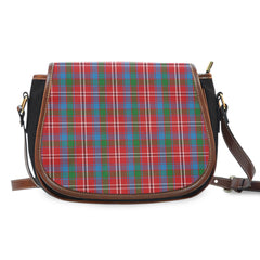 Fitzgerald Red Tartan Saddle Handbags