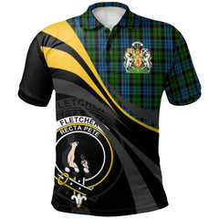 Fletcher 02 Tartan Polo Shirt - Royal Coat Of Arms Style