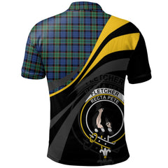 Fletcher Ancient Tartan Polo Shirt - Royal Coat Of Arms Style