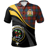 Fraser Ancient Tartan Polo Shirt - Royal Coat Of Arms Style