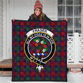 Fraser of Altyre Tartan Crest Quilt
